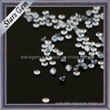 Small Size Shine Blue Round Cubic Zirconia